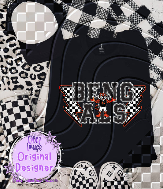 Checkerboard Bolt Teams – Digital Download (Multiple Teams + Custom)
