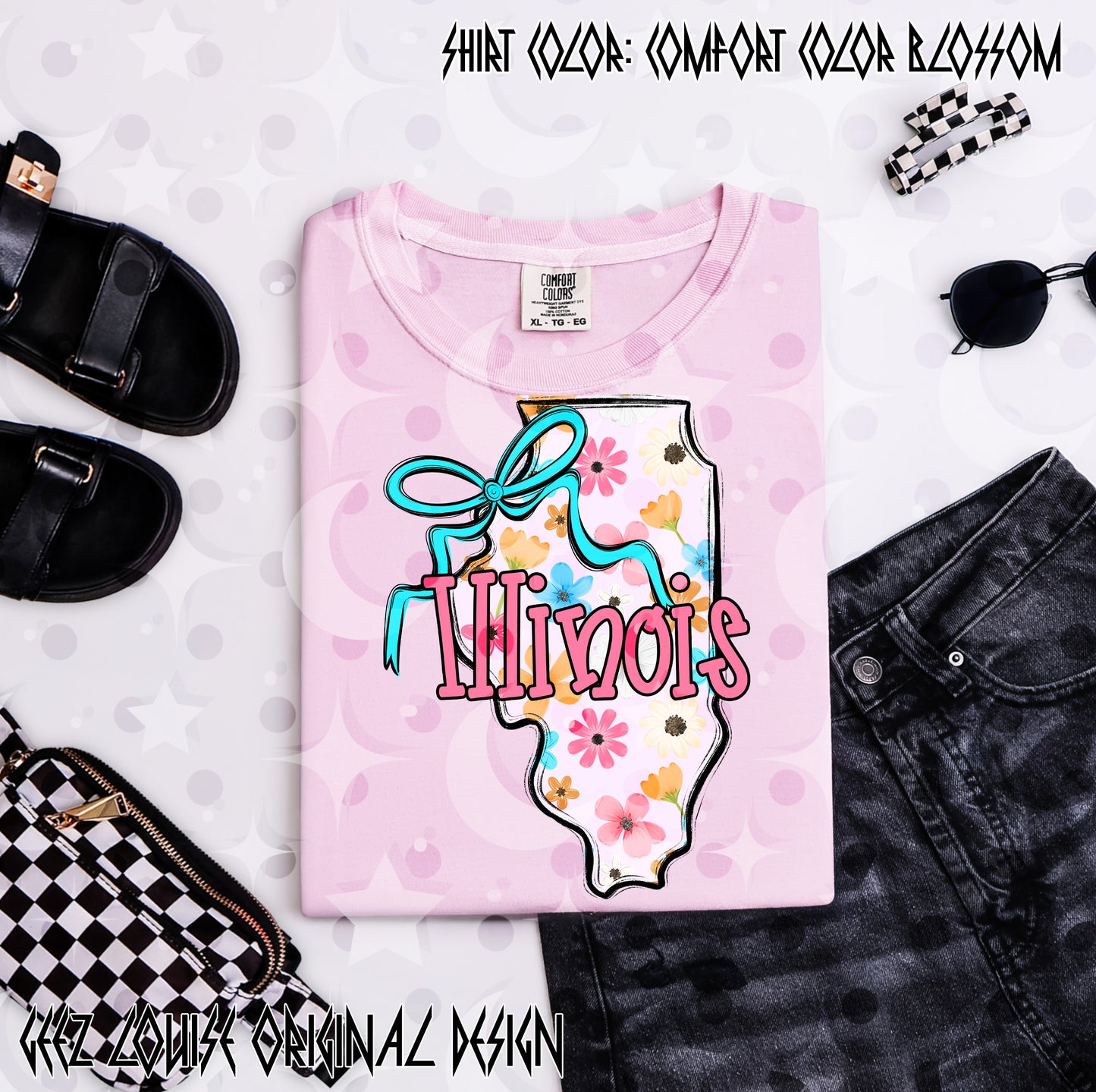 Spring Floral State Digital Design – All 50 States + Bundle Option