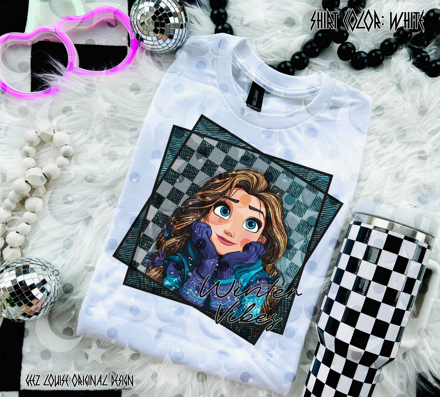 Winter Vibes Princess Collection – Digital Designs (PNG Bundle + Individual Options)