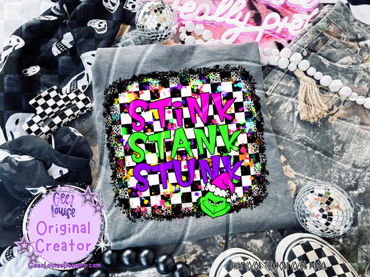Stink Stank Stunk GMAN Christmas Digital Design – PNG for Sublimation & Transfers
