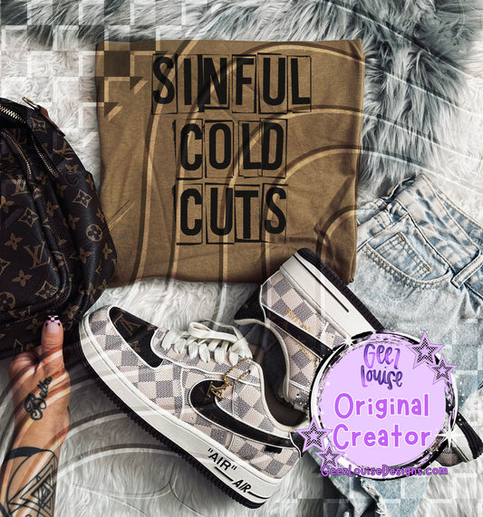 Sinful Cold Cuts Digital Design (PNG)