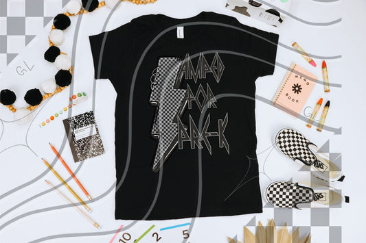 Amped for – Back to School Lightning Bolt Digital PNG Design – (Choose Your Grade)
