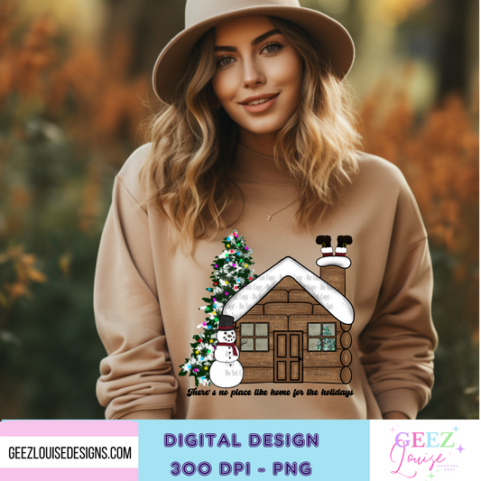 Home for the Holidays Christmas  - Digital Download- PNG