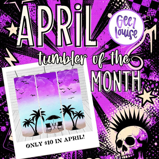 Tumbler of the Month –  20oz Skinny Tumbler