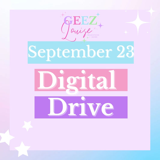 September 2023 graphic drive- Digital Download- PNG