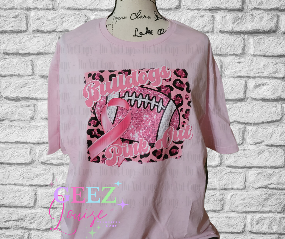 bulldogs pink out Graphic Tee
