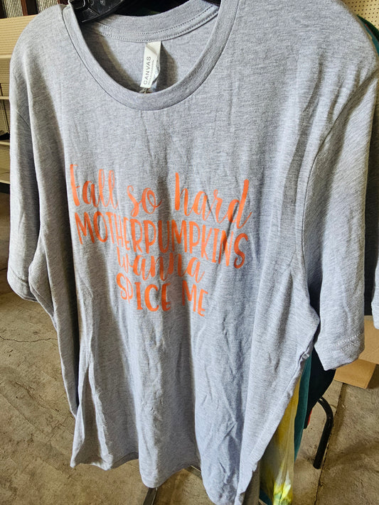 FALL SO HARD- XL - Graphic Tee