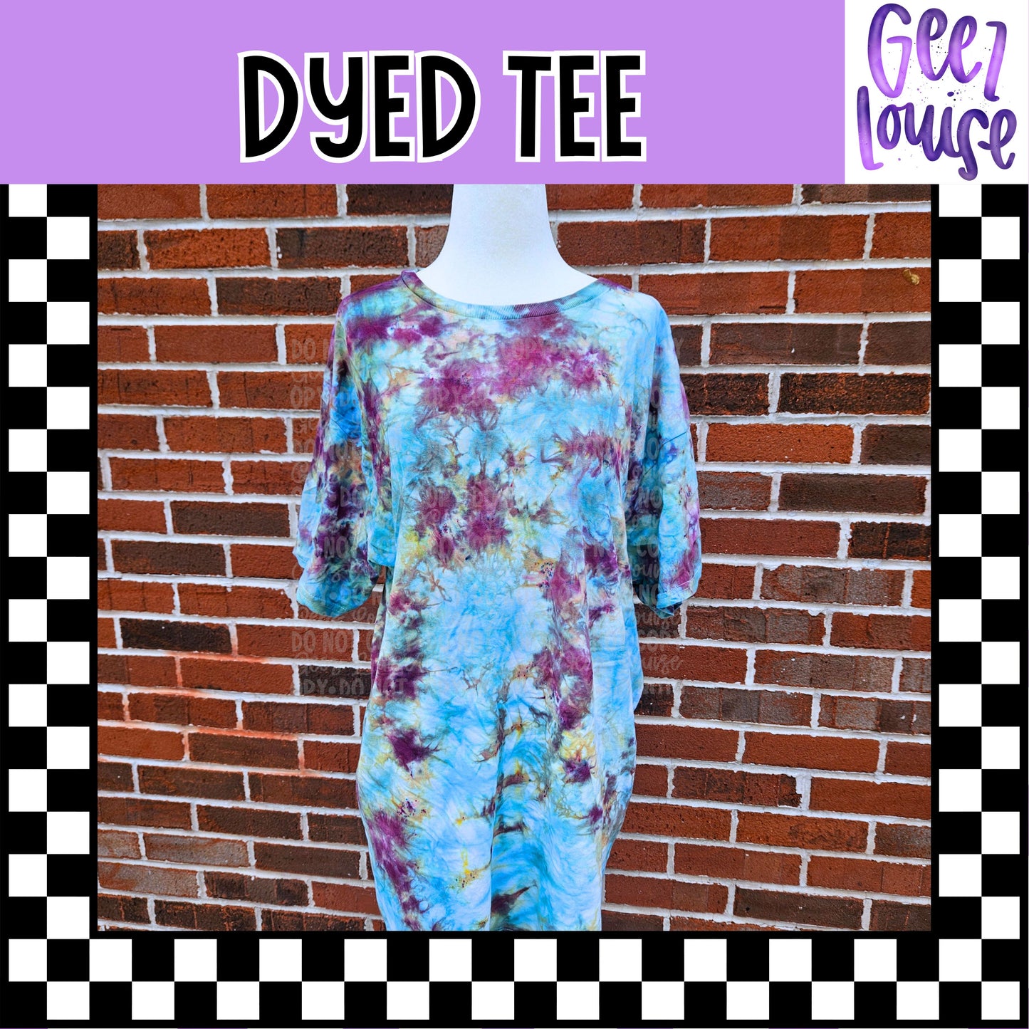 Hand Dyed Tie Dye T-Shirt | One of a Kind Handmade Tee