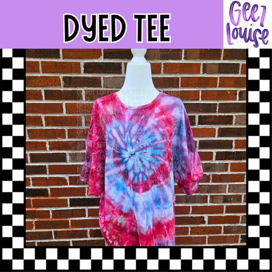 Hand Dyed Tie Dye T-Shirt | One of a Kind Handmade Tee