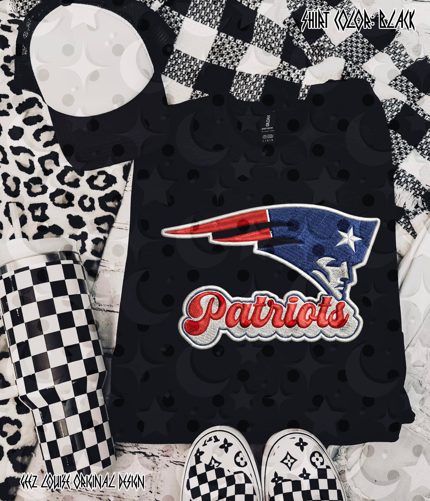 Football Team Faux Embroidery Digital Design – Team Variants & Bundle Option