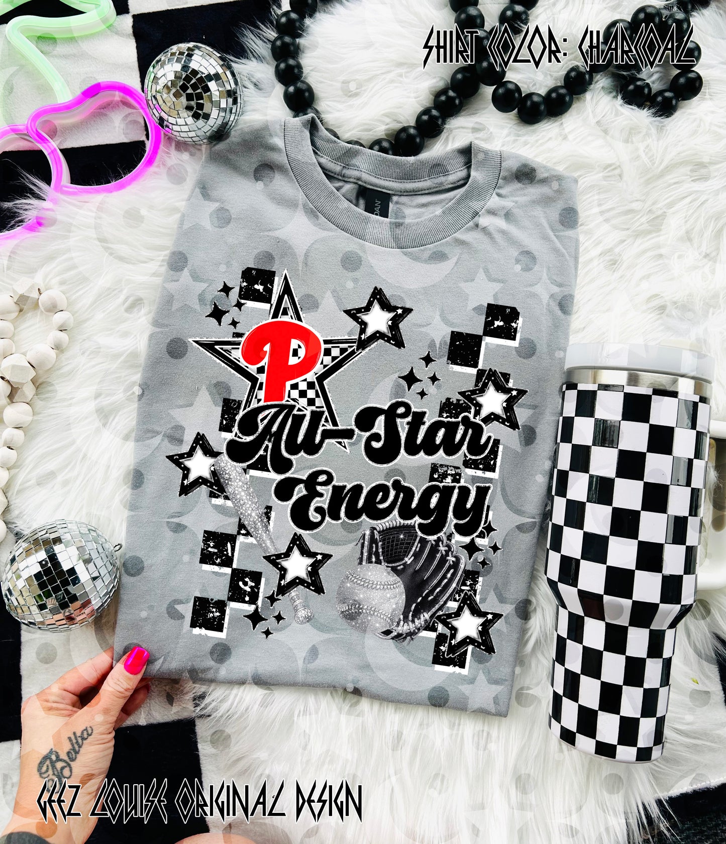 All Star Energy Baseball Digital Design | Team Spirit PNG