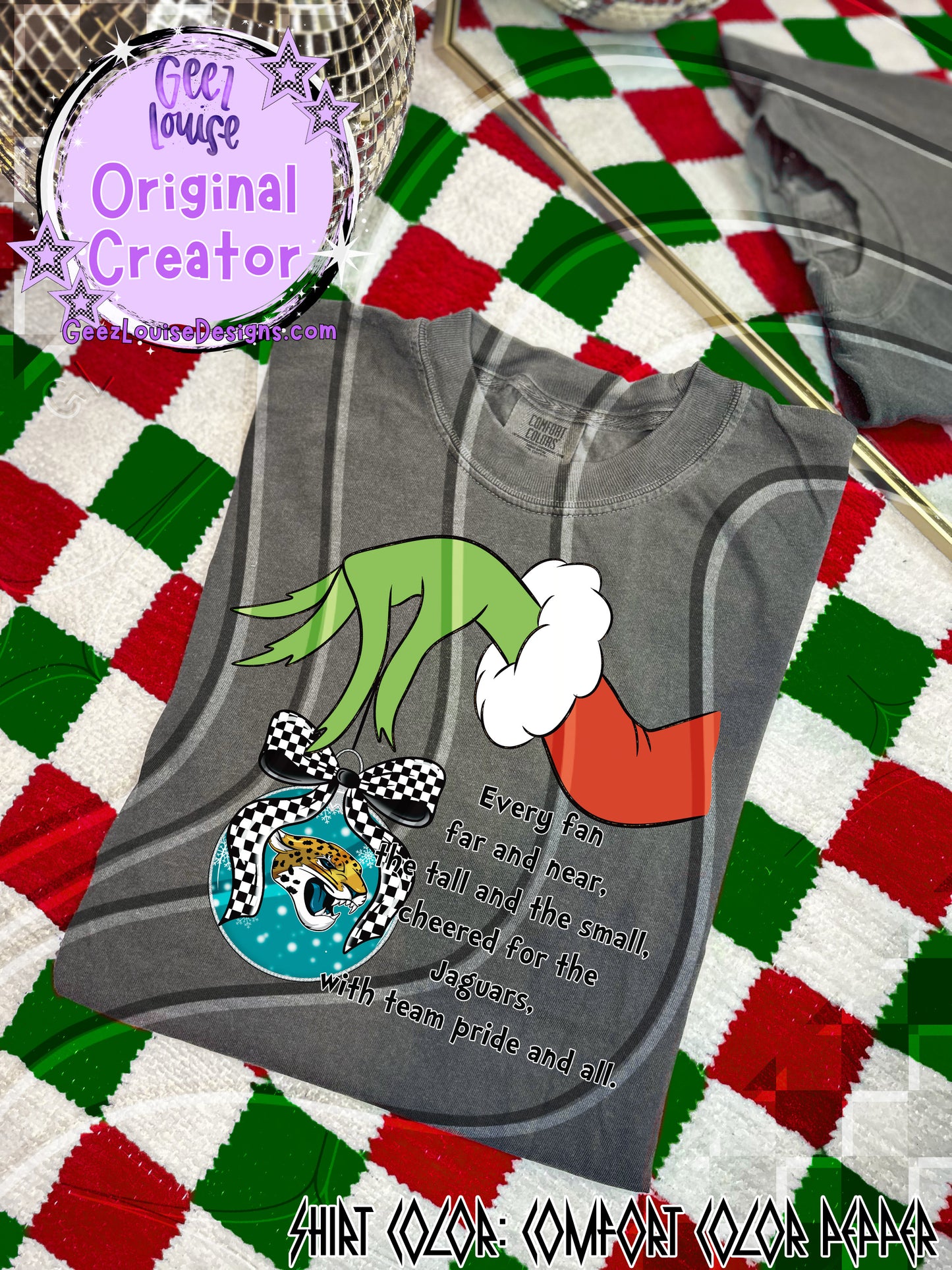 GMAN Ornament Digital Design | Christmas Football Team Spirit PNG/SVG