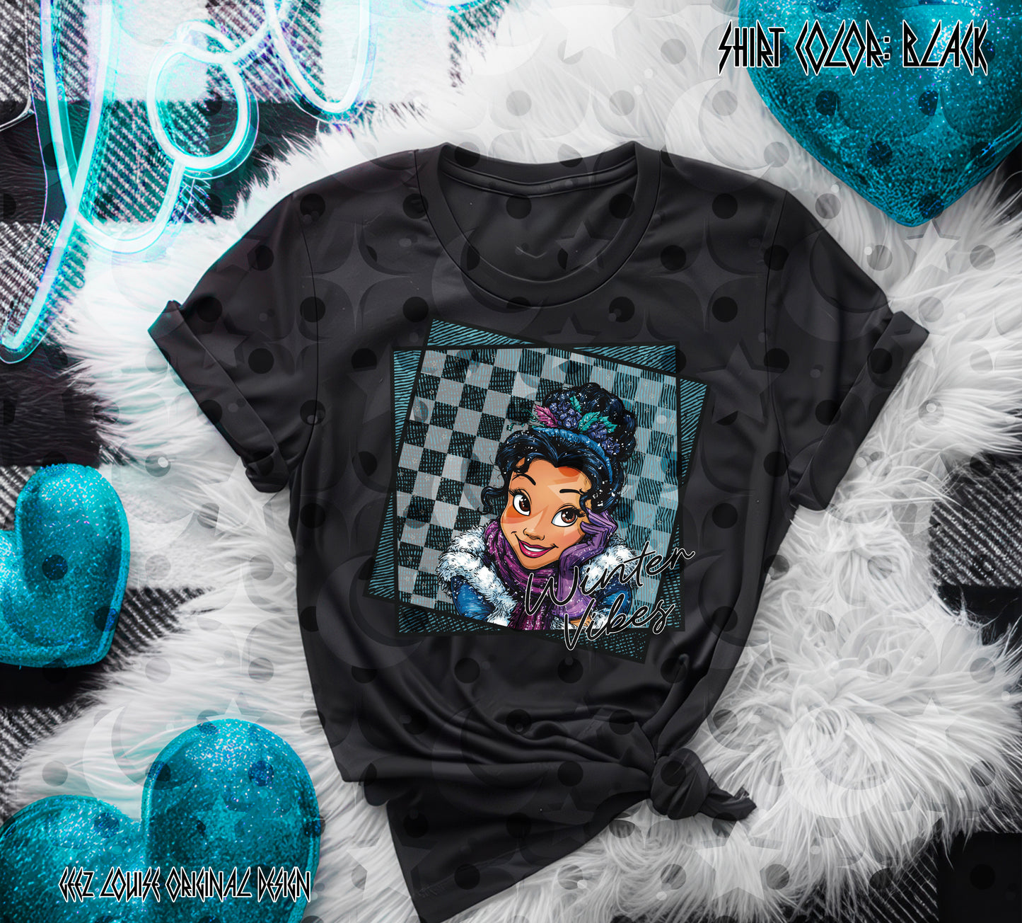 Winter Vibes Princess Collection – Digital Designs (PNG Bundle + Individual Options)