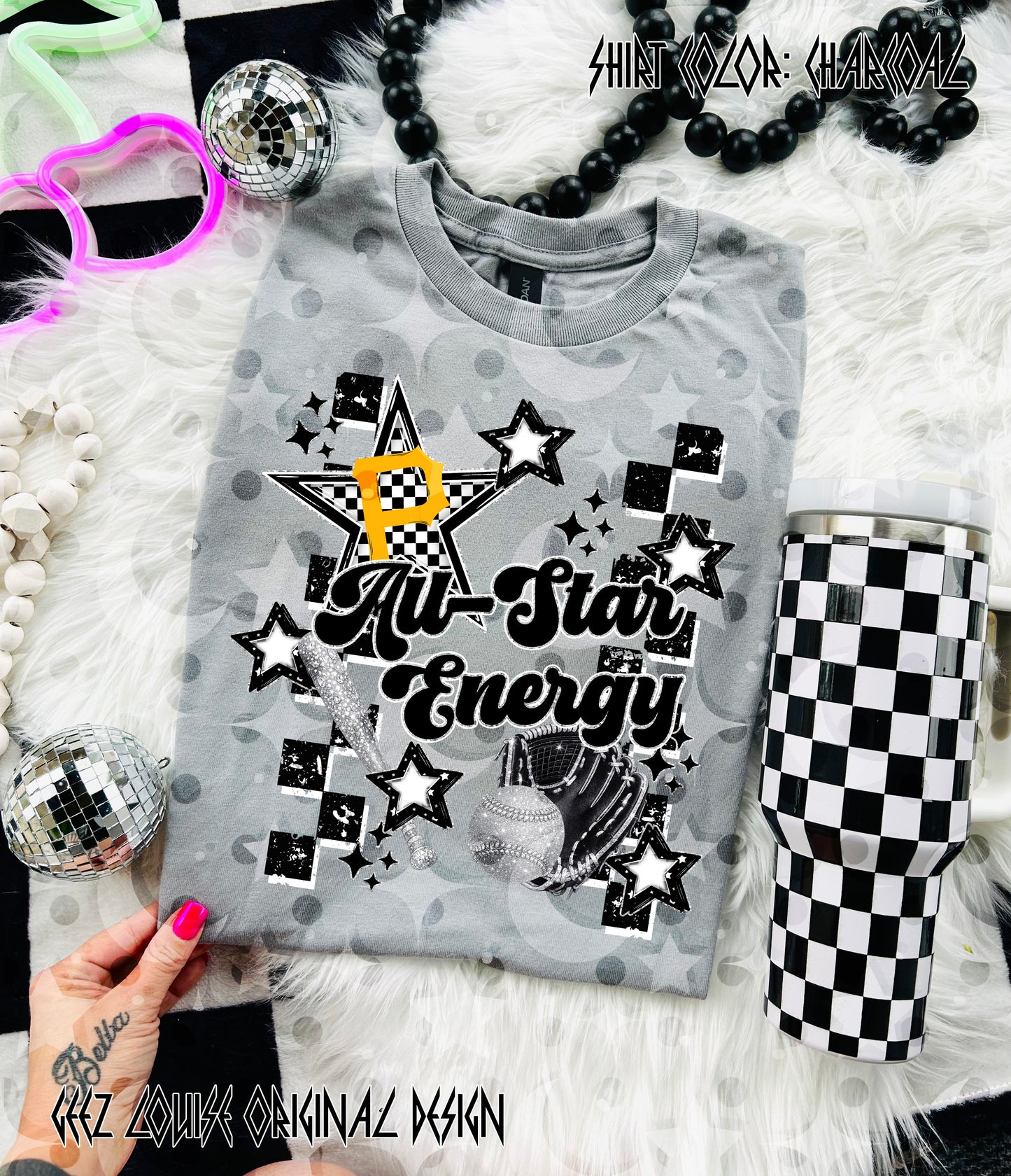 All Star Energy Baseball Digital Design | Team Spirit PNG