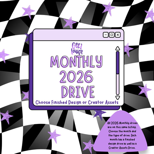 2026 Monthly Drives – Choose Your Month & Type