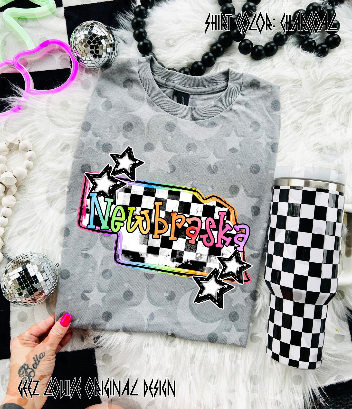Checkerboard USA State PNGs — 50 States (Choose Your State!)