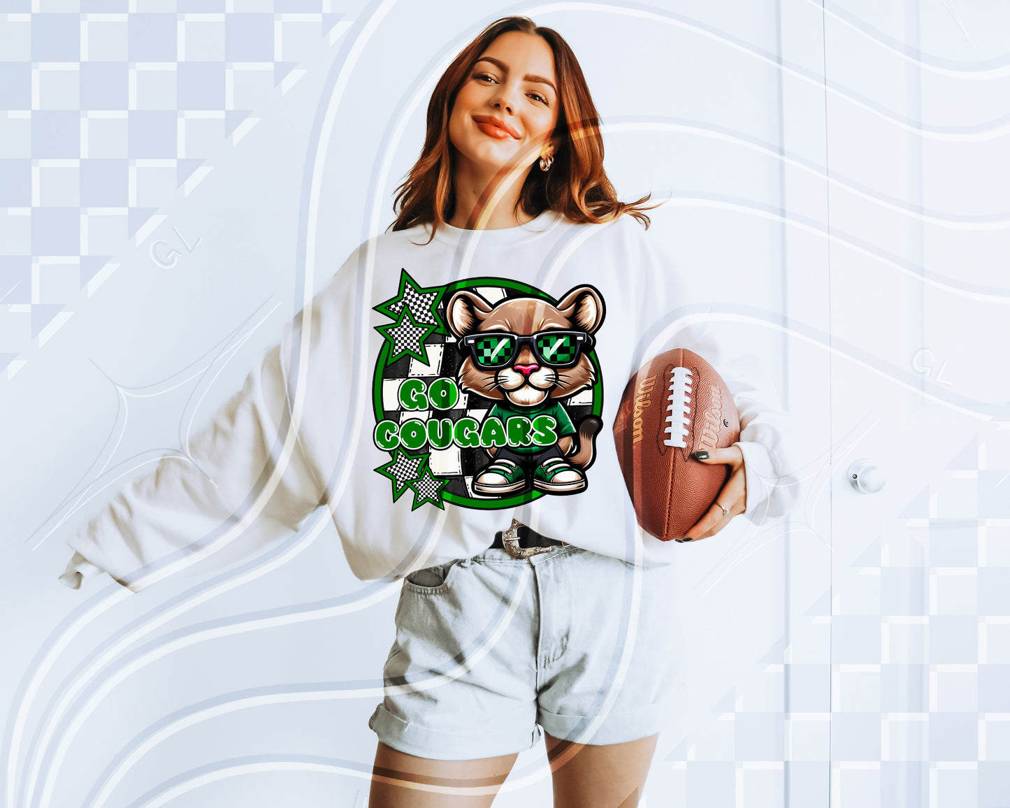 Checkered Mascot Team PNGs – 78 Options + Bundle Deal