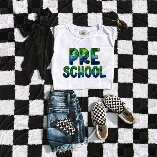 Neon Checker Grade - Digital Download- PNG
