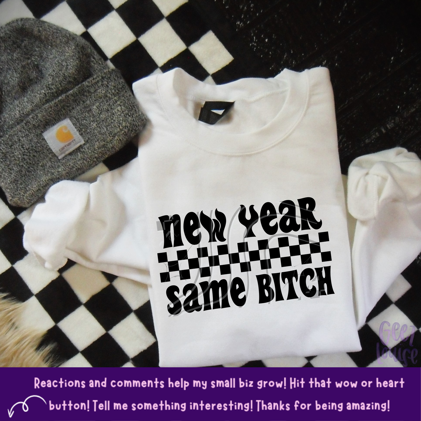 new year same bitch - Digital Download- PNG