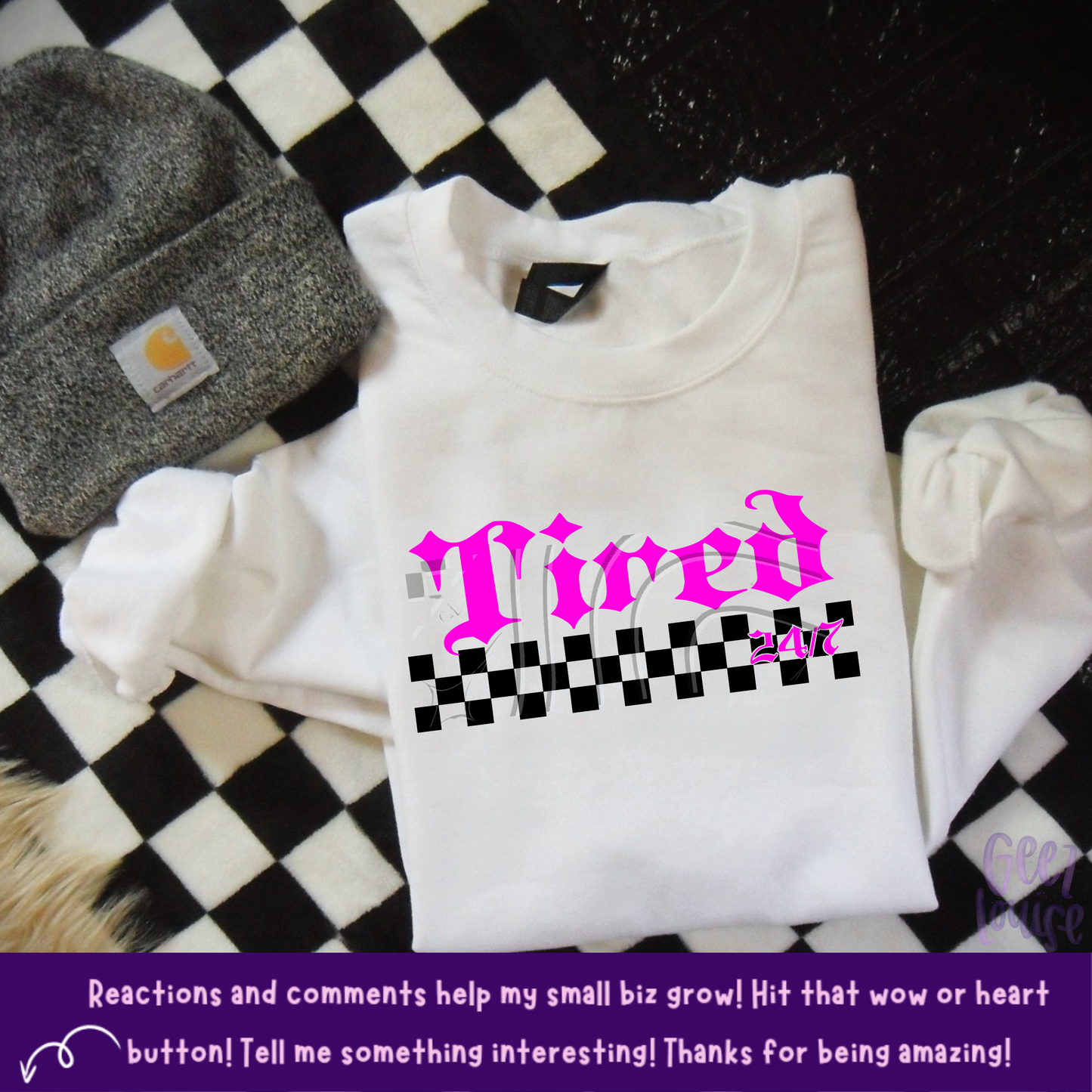 Tired 24/7- Digital Download- PNG