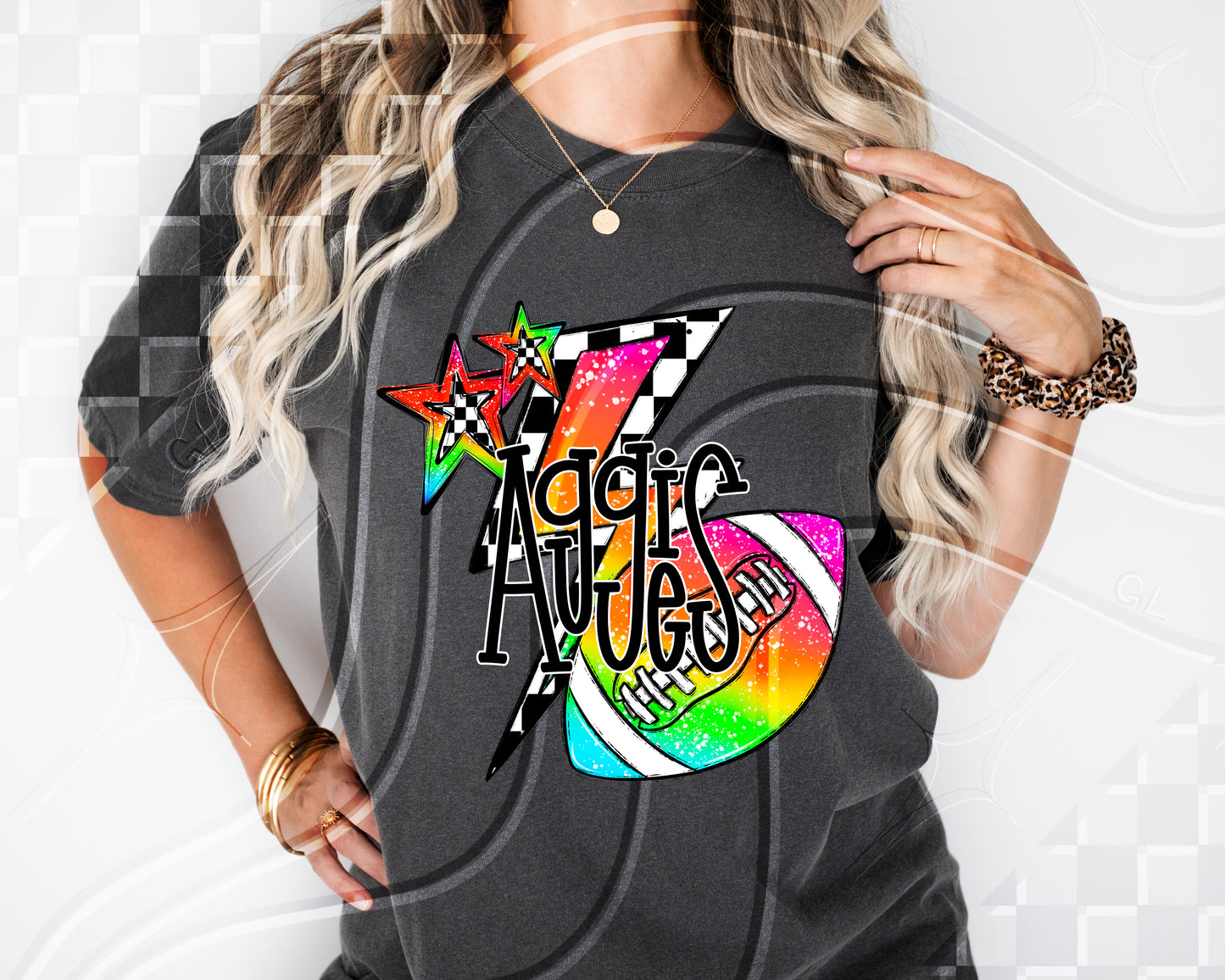 Neon Turf – 100+ Team Name Variations | Digital PNG Design