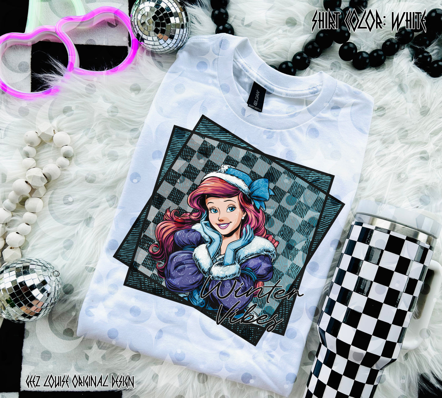 Winter Vibes Princess Collection – Digital Designs (PNG Bundle + Individual Options)