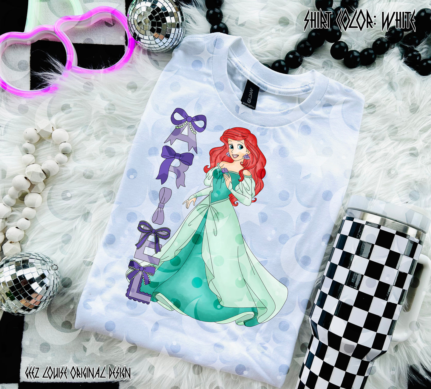Storybook Princess Bow Alphabet PNG | Digital Download