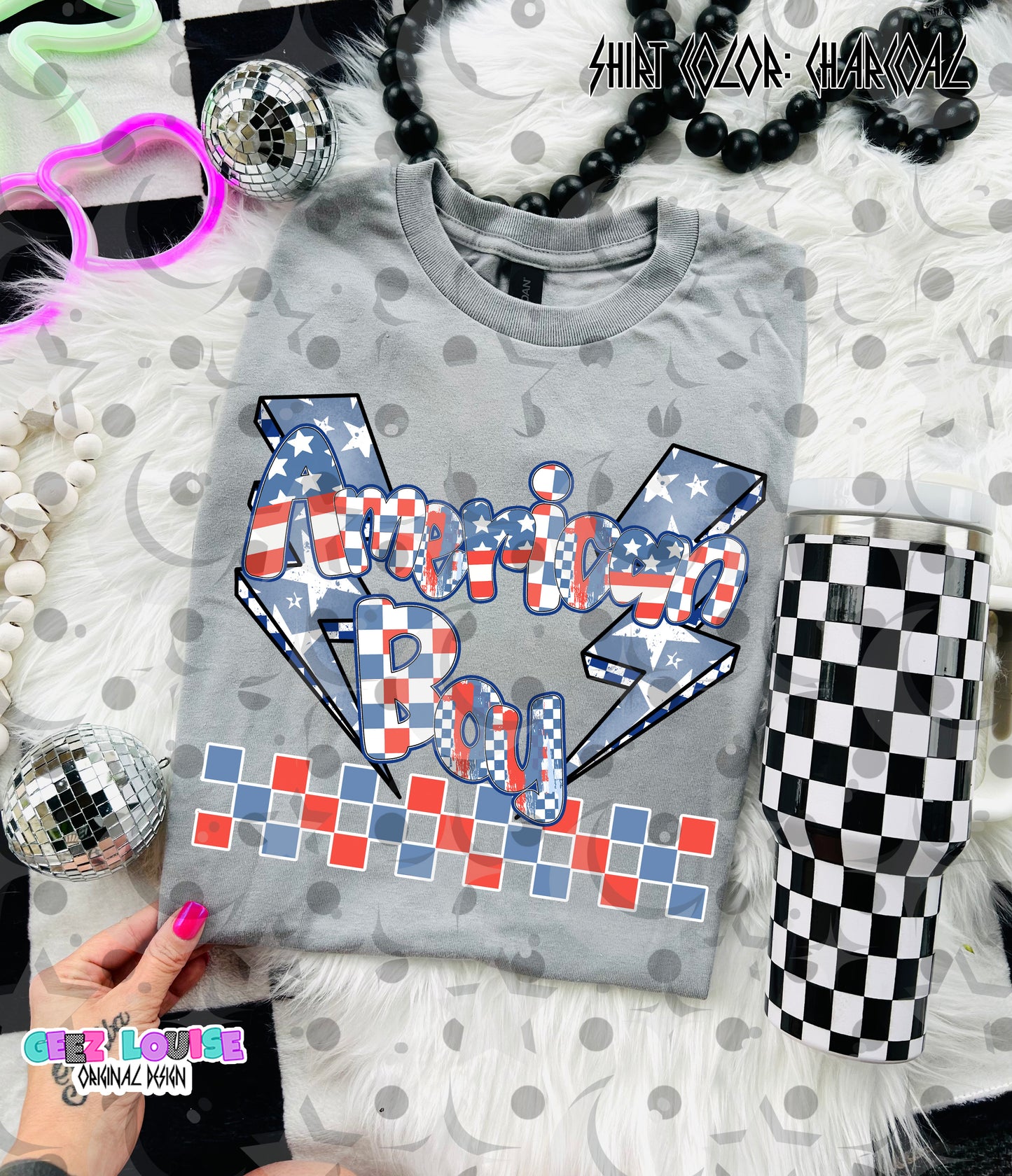 American Vibes Name PNG | Patriotic Family Shirt Design | 4th of July Matching Set | Custom Name Sublimation PNG
