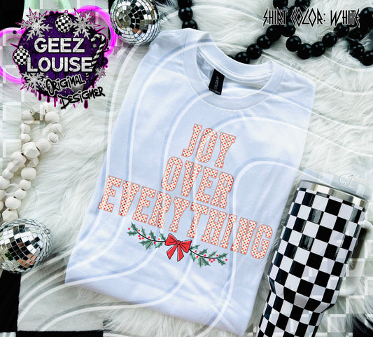 Joy Over Everything Digital Design | Christmas PNG