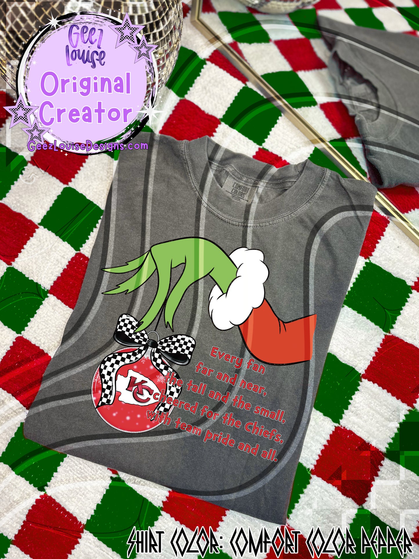 GMAN Ornament Digital Design | Christmas Football Team Spirit PNG/SVG