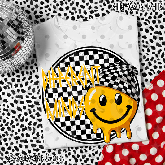 Different Minds – Melting Smiley – Digital Design