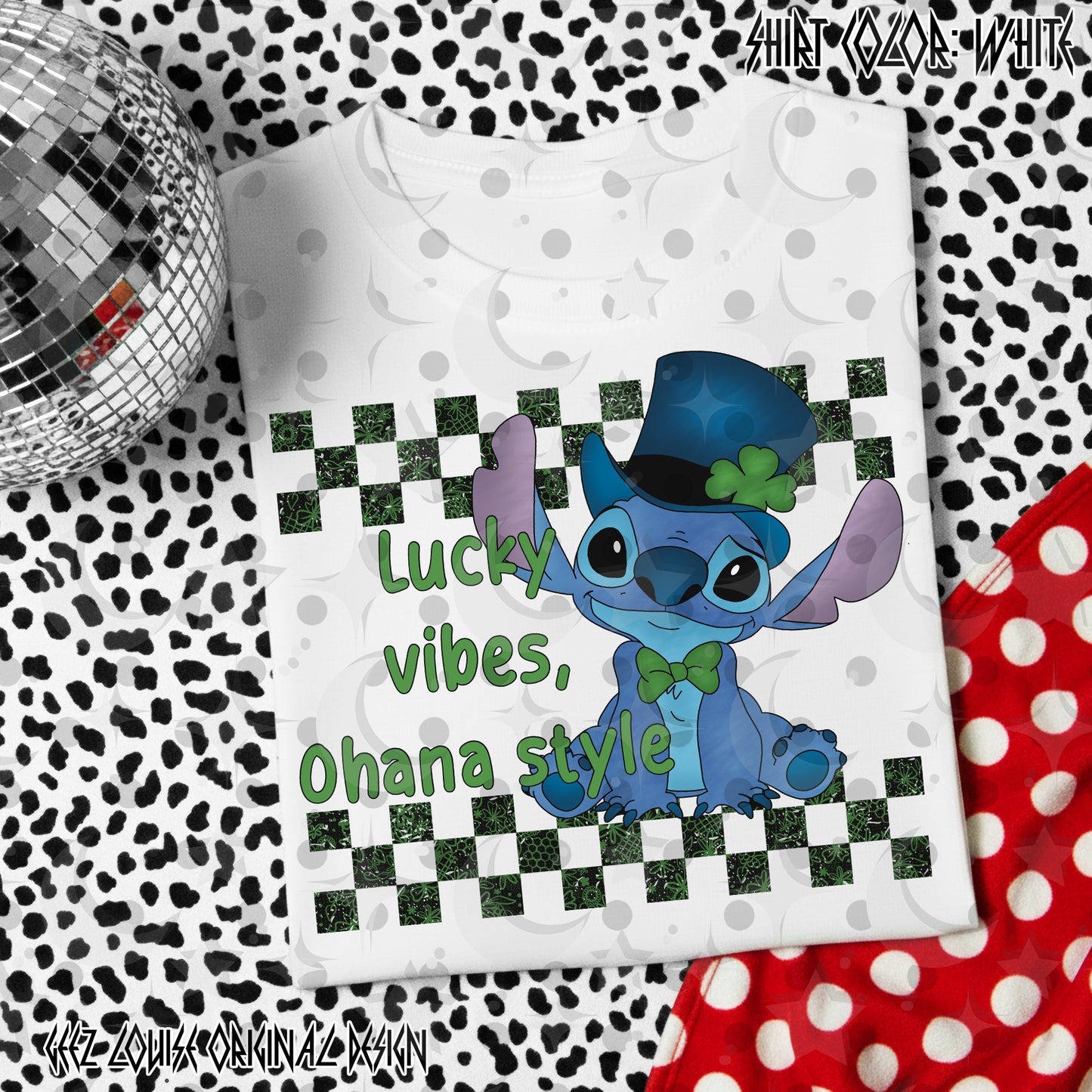 Lucky Vibes Ohana Style Digital Design – St. Patrick’s Day Theme