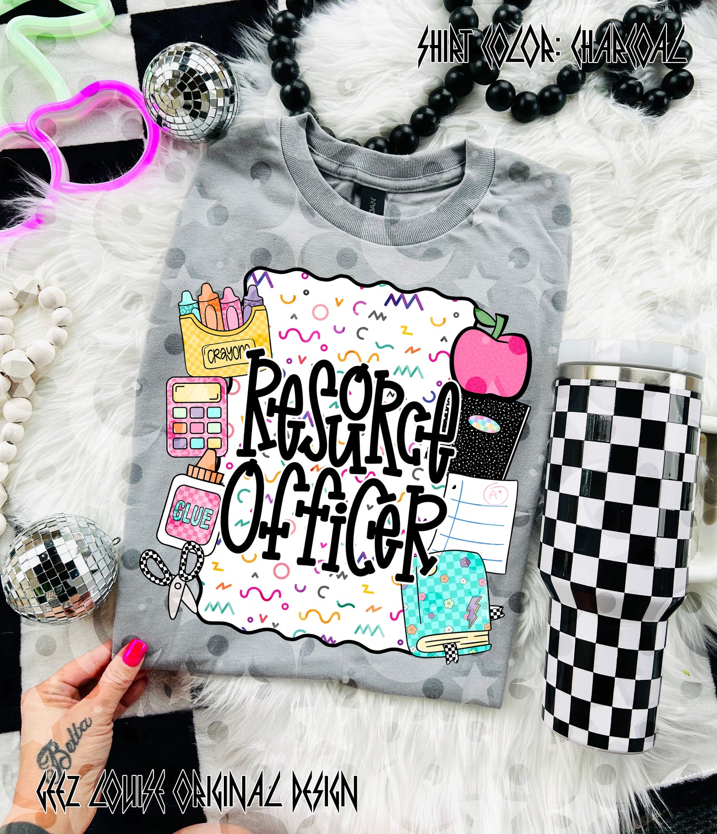 School Is Cool – Teacher & Grade Level PNG
