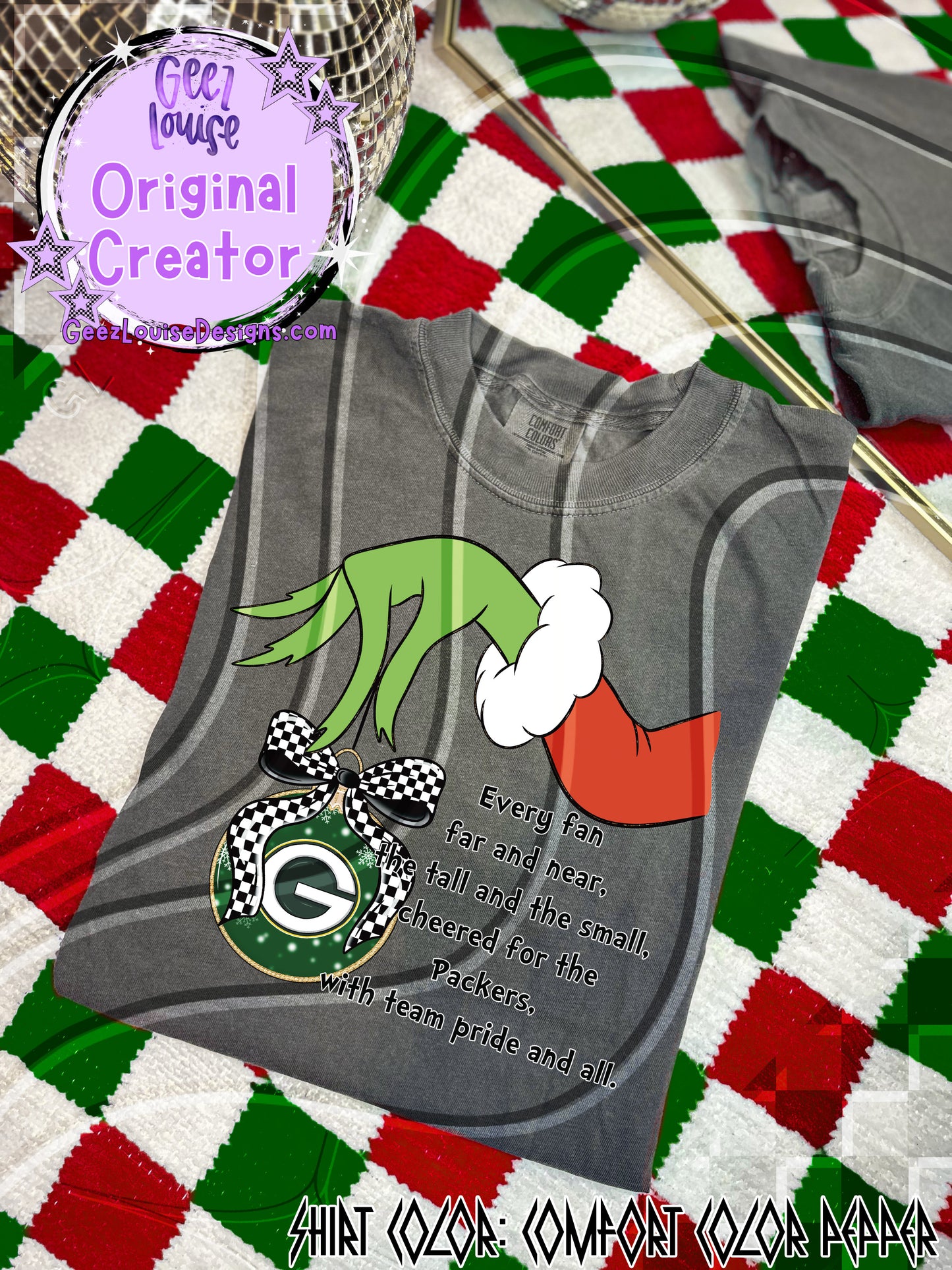 GMAN Ornament Digital Design | Christmas Football Team Spirit PNG/SVG