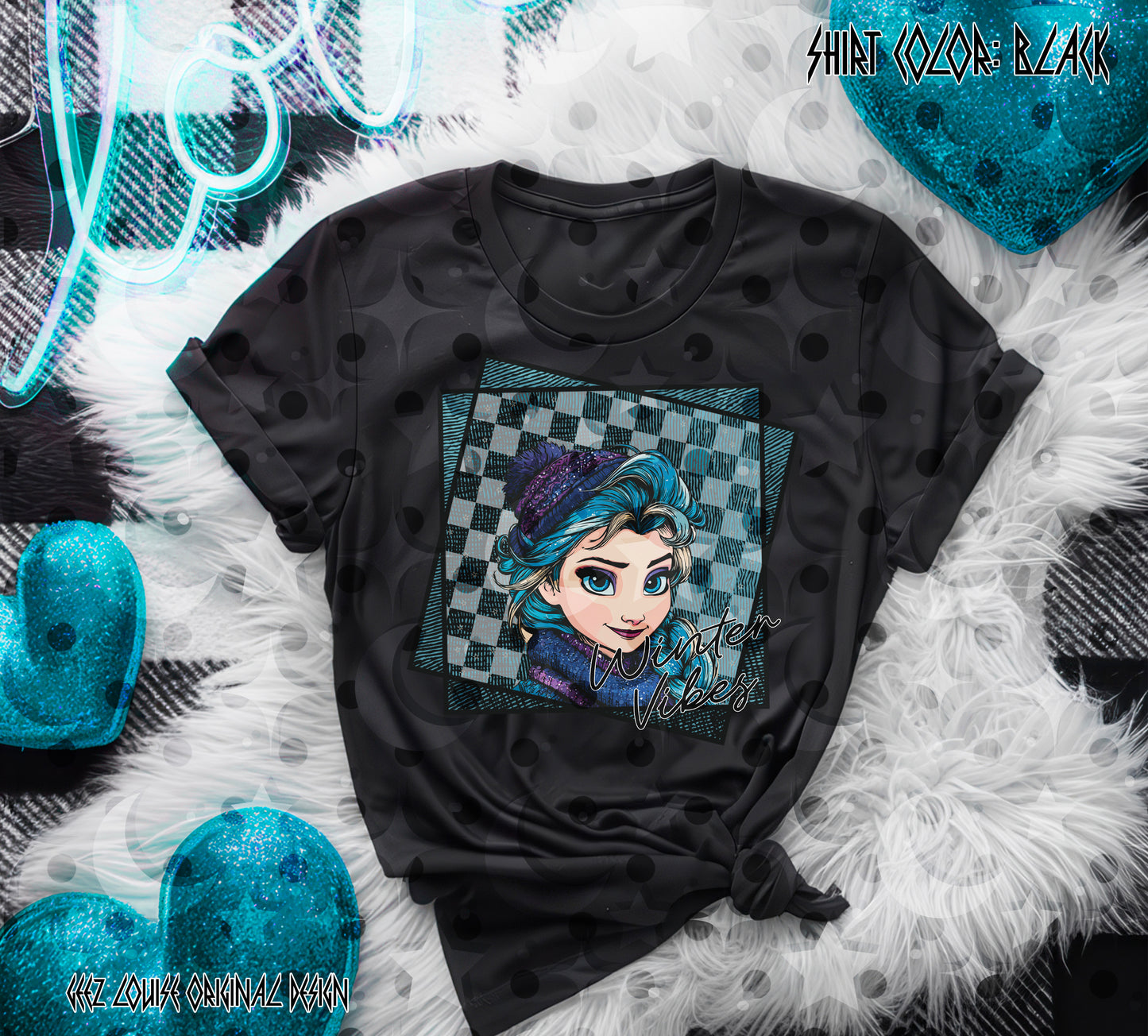 Winter Vibes Princess Collection – Digital Designs (PNG Bundle + Individual Options)