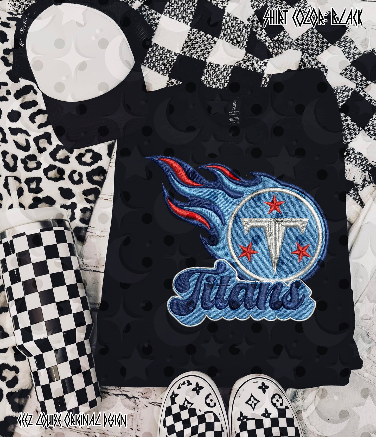 Football Team Faux Embroidery Digital Design – Team Variants & Bundle Option