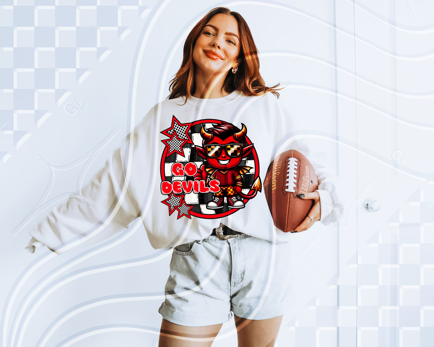 Checkered Mascot Team PNGs – 78 Options + Bundle Deal
