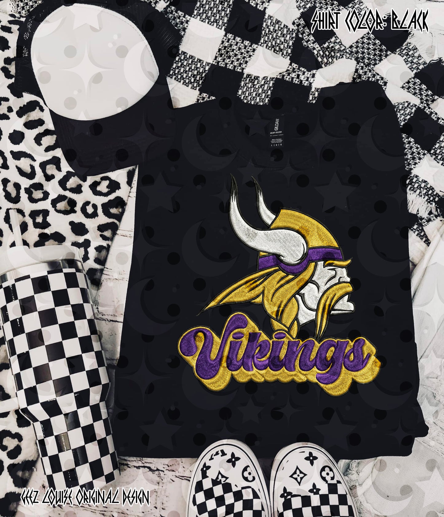 Football Team Faux Embroidery Digital Design – Team Variants & Bundle Option