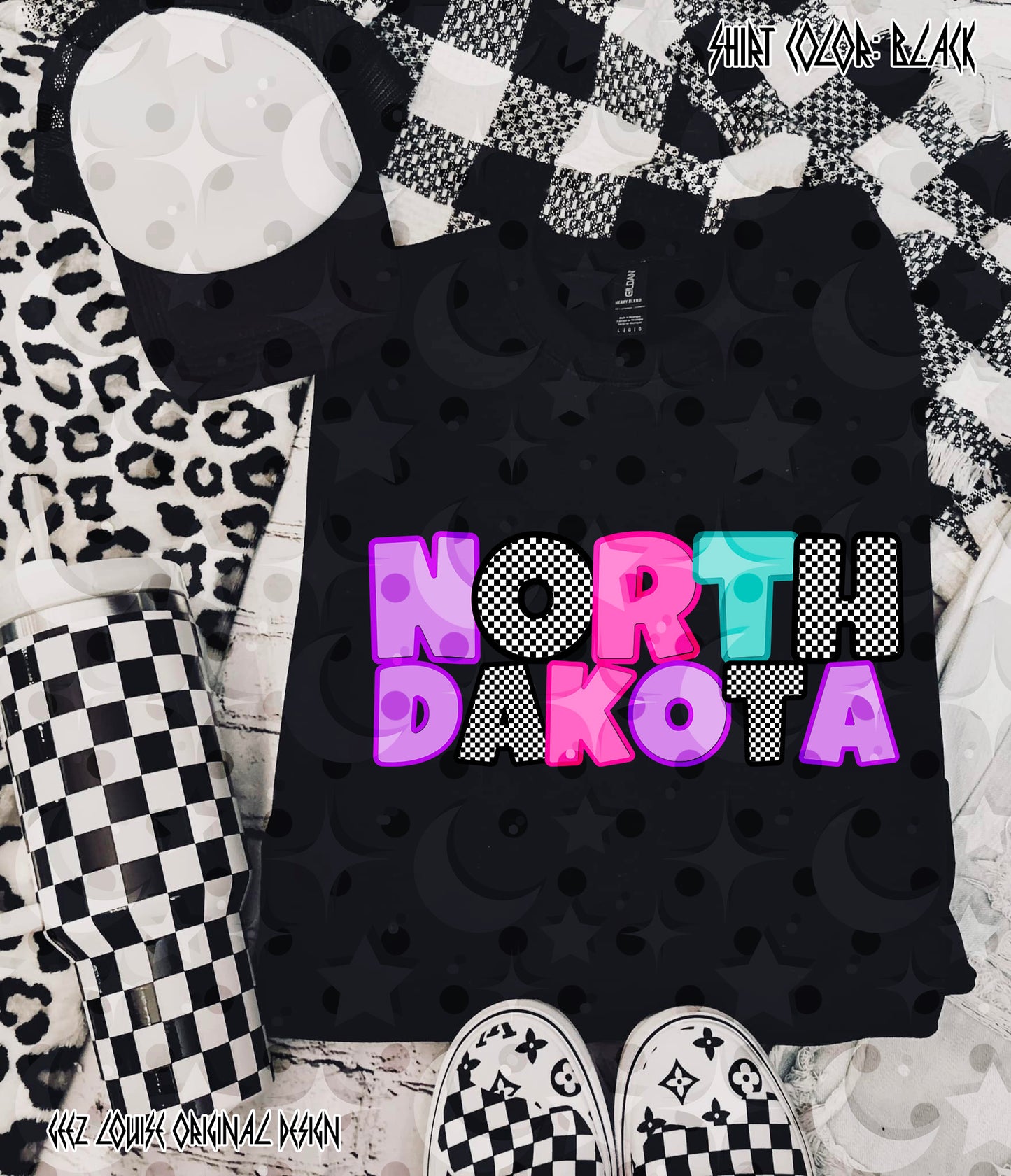 50 States Summer PNG Bundle | Retro Neon State Designs | Custom State Bubble Letter PNG | Sublimation PNG