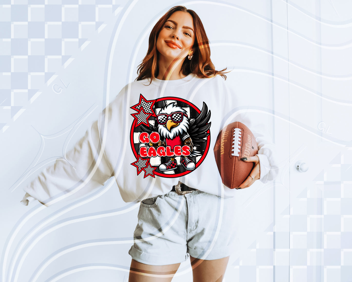 Checkered Mascot Team PNGs – 78 Options + Bundle Deal
