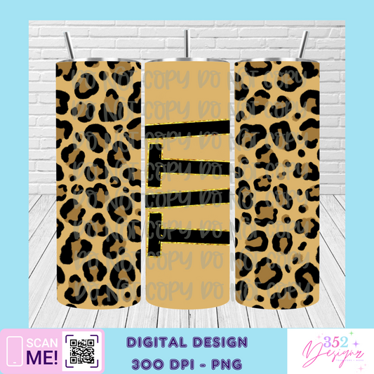 Titi leopard tumbler - Digital Download- PNG