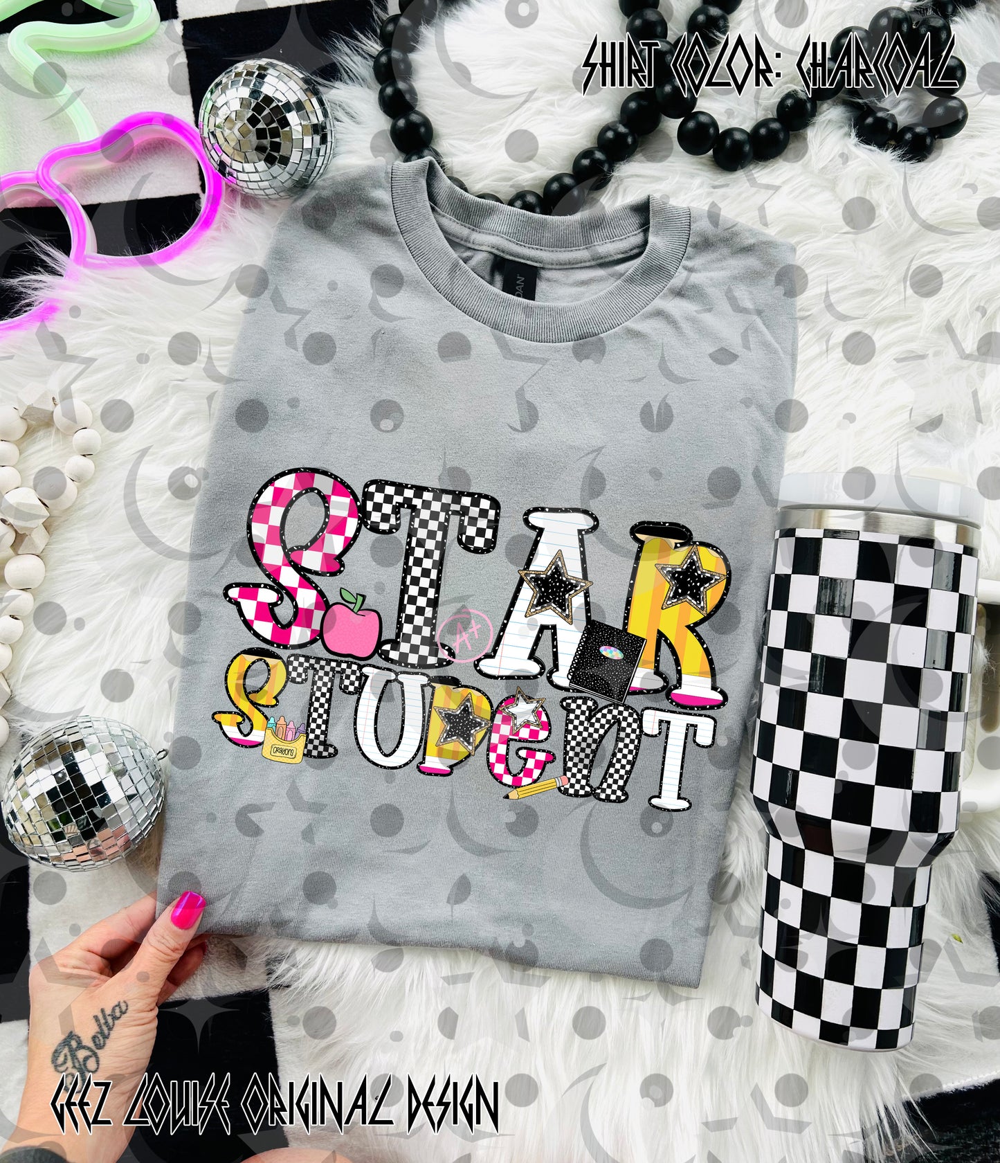 Star Student PNG Design | Back to School Shirt Design | Teacher & Student Sublimation File