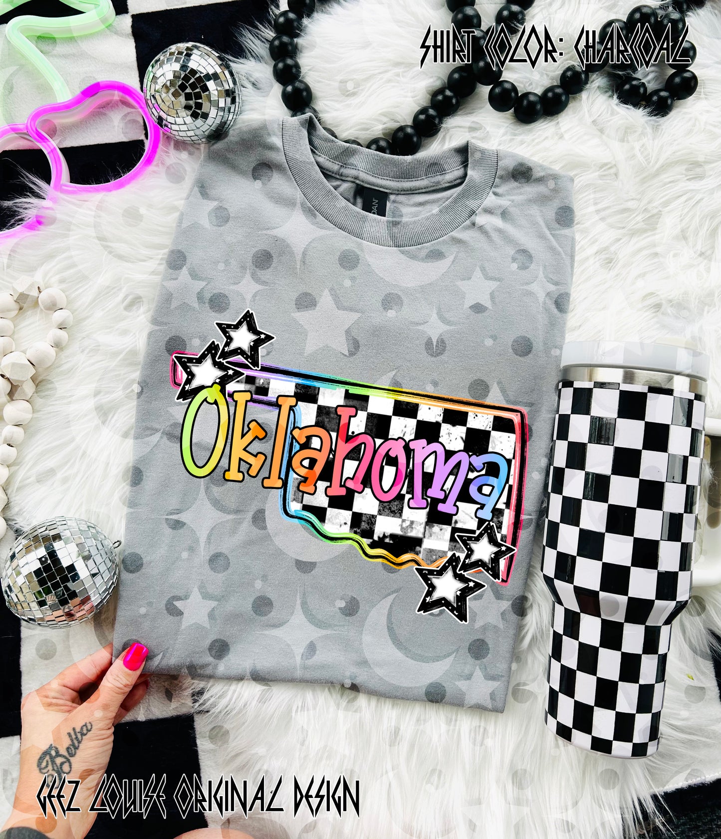 Checkerboard USA State PNGs — 50 States (Choose Your State!)