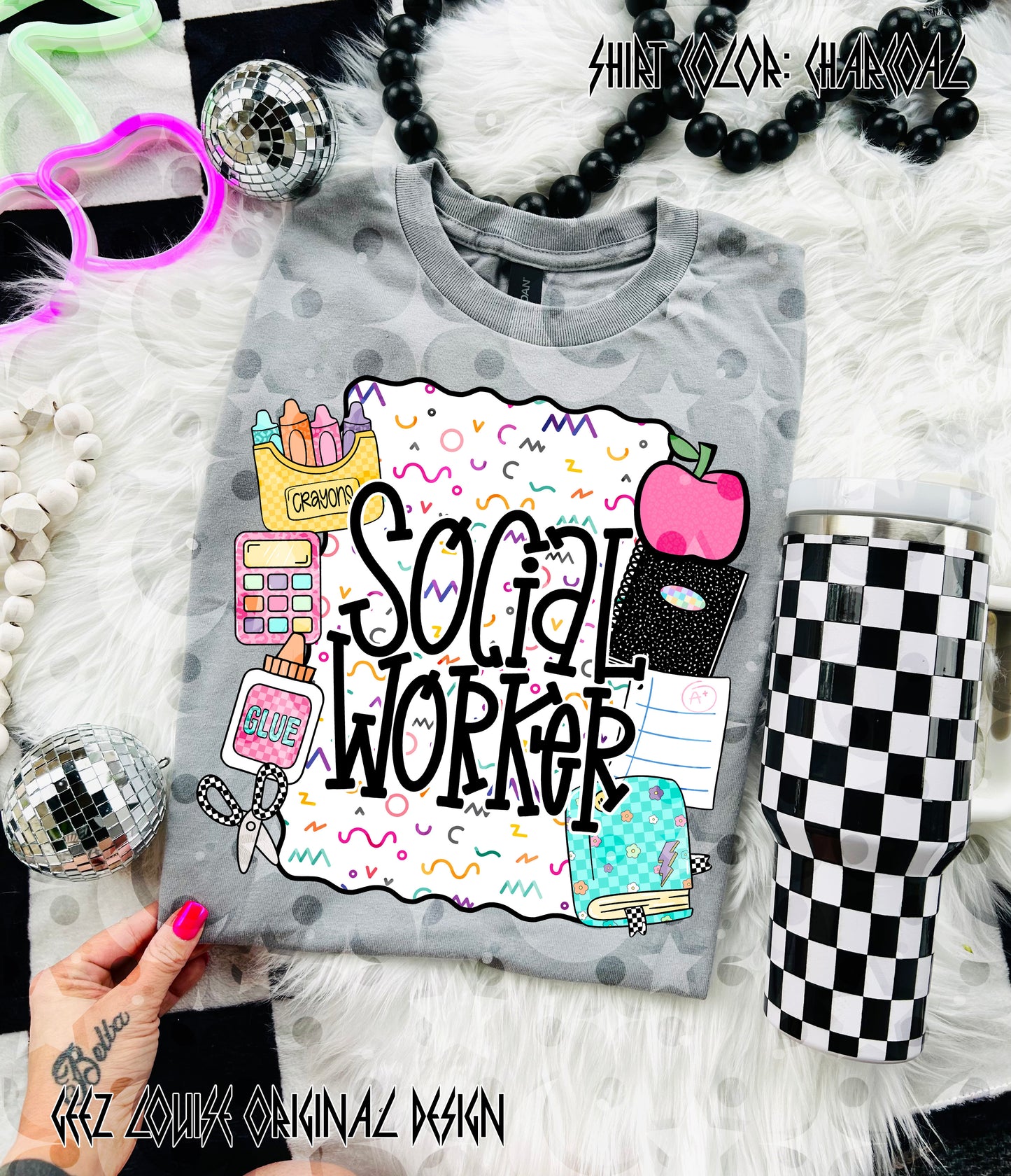 School Is Cool – Teacher & Grade Level PNG