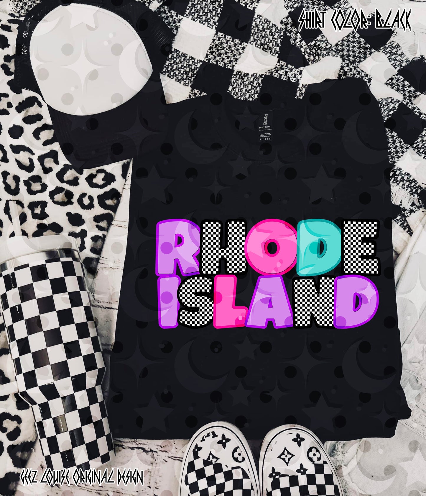 50 States Summer PNG Bundle | Retro Neon State Designs | Custom State Bubble Letter PNG | Sublimation PNG