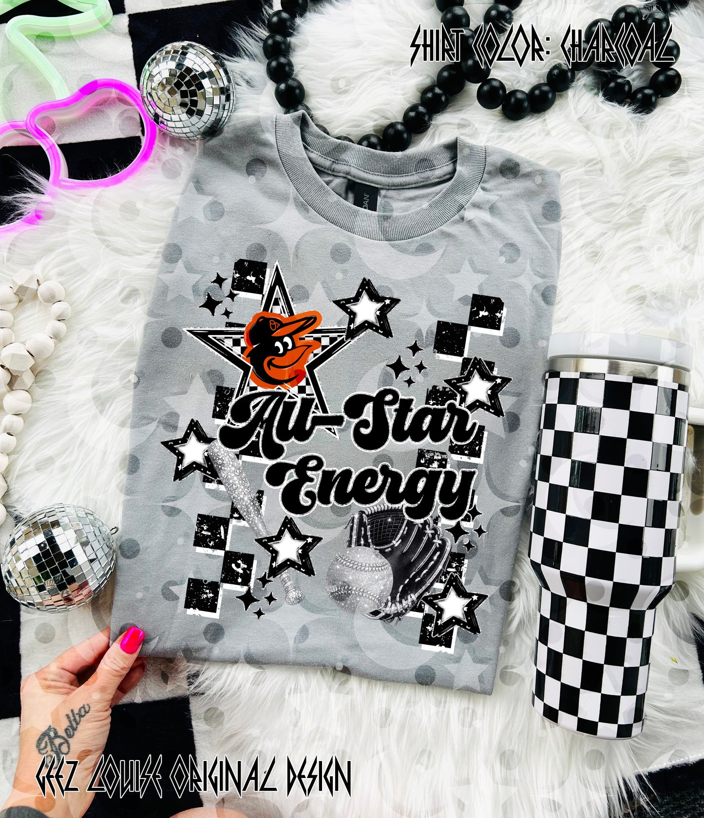 All Star Energy Baseball Digital Design | Team Spirit PNG