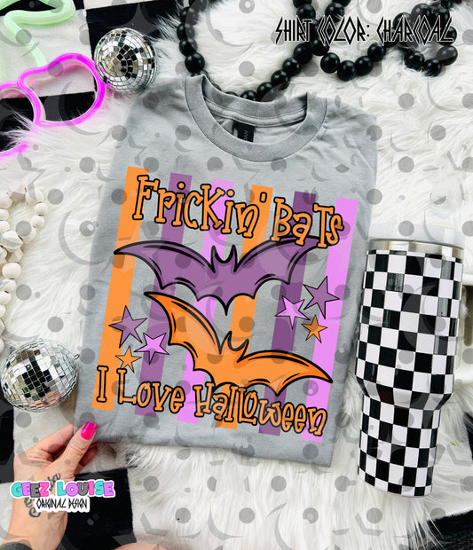 Frickin' Bats I Love Halloween Digital Design PNG | FriYAY Deal