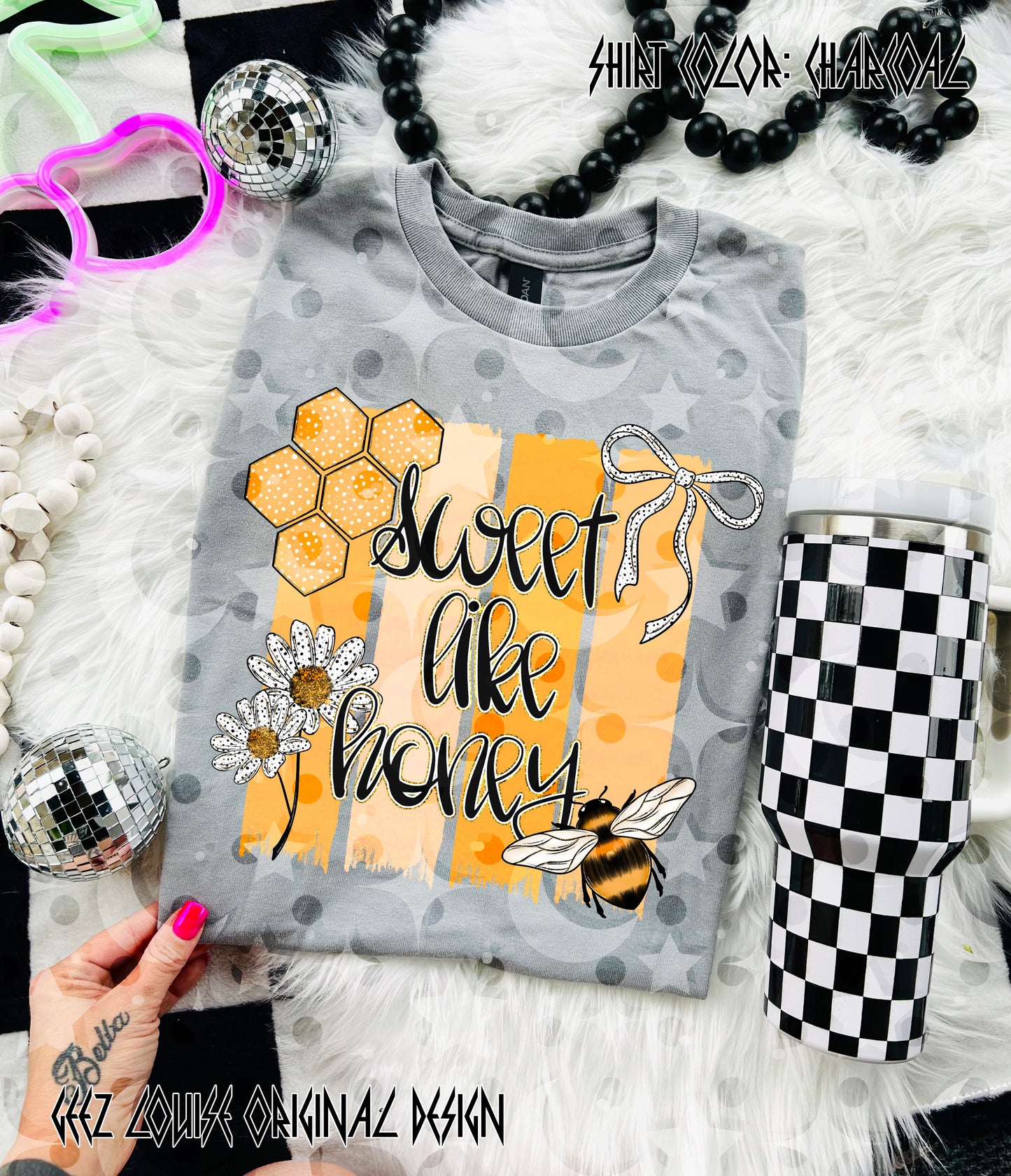 Sweet Like Honey – Inspirational Bee Digital Design PNG