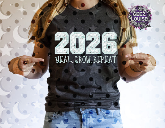 2026 Heal. Grow. Repeat. — Digital Design