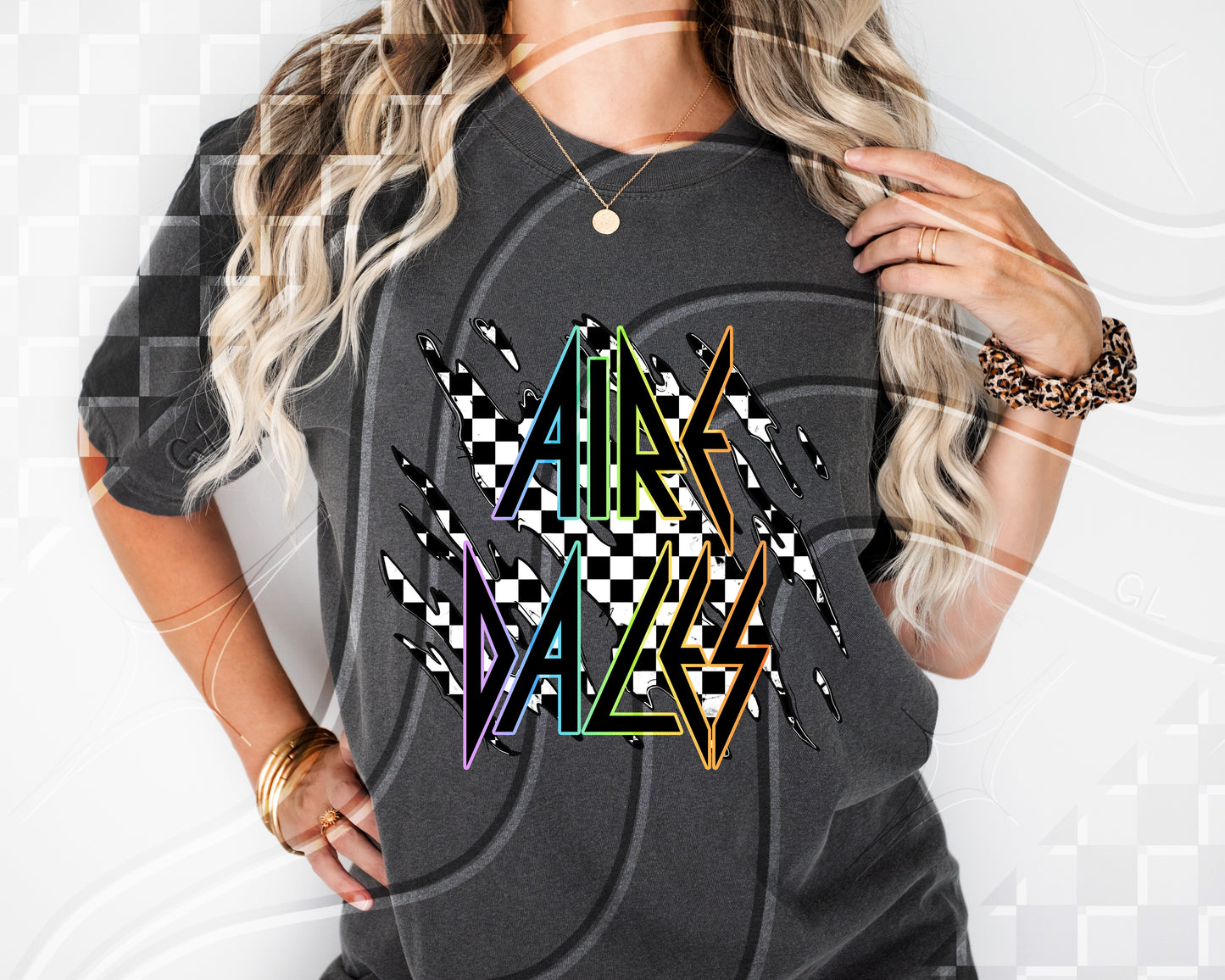 Checkered Blitz – Neon Grunge Team | 100+ Variations + Bundle | Digital